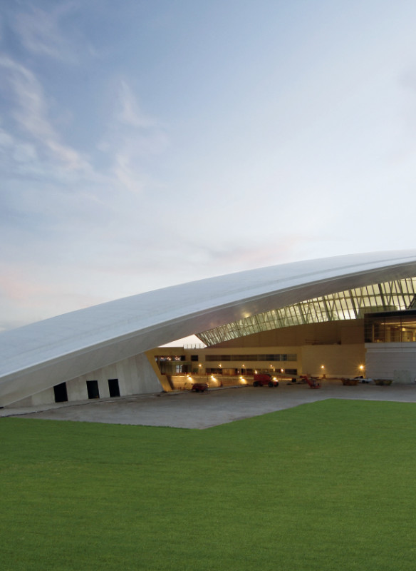 Moderne Architektur Flughafen Carrasco