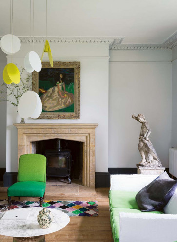 Stilvoll wohnen mit Farbe Farbratgeber Interior Wandfarbe Wohnbuch