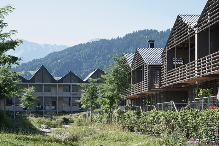 Wohnanlage mit Hotel Quartier, Garmisch